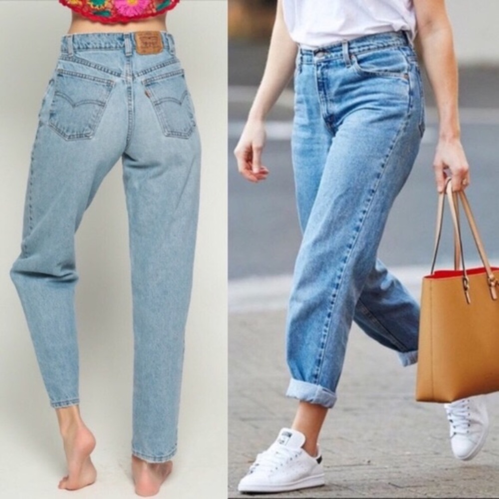 rare vintage levi 560 light wash mom jeans